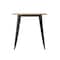 Flash Furniture 30 RD Dining Table Brown Poly Top/Black Frame JJ-T14623-80-BRBK-GG - alternate 10